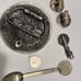 Sterling silver cufflink/ tie clip men’s lot. AZTEC