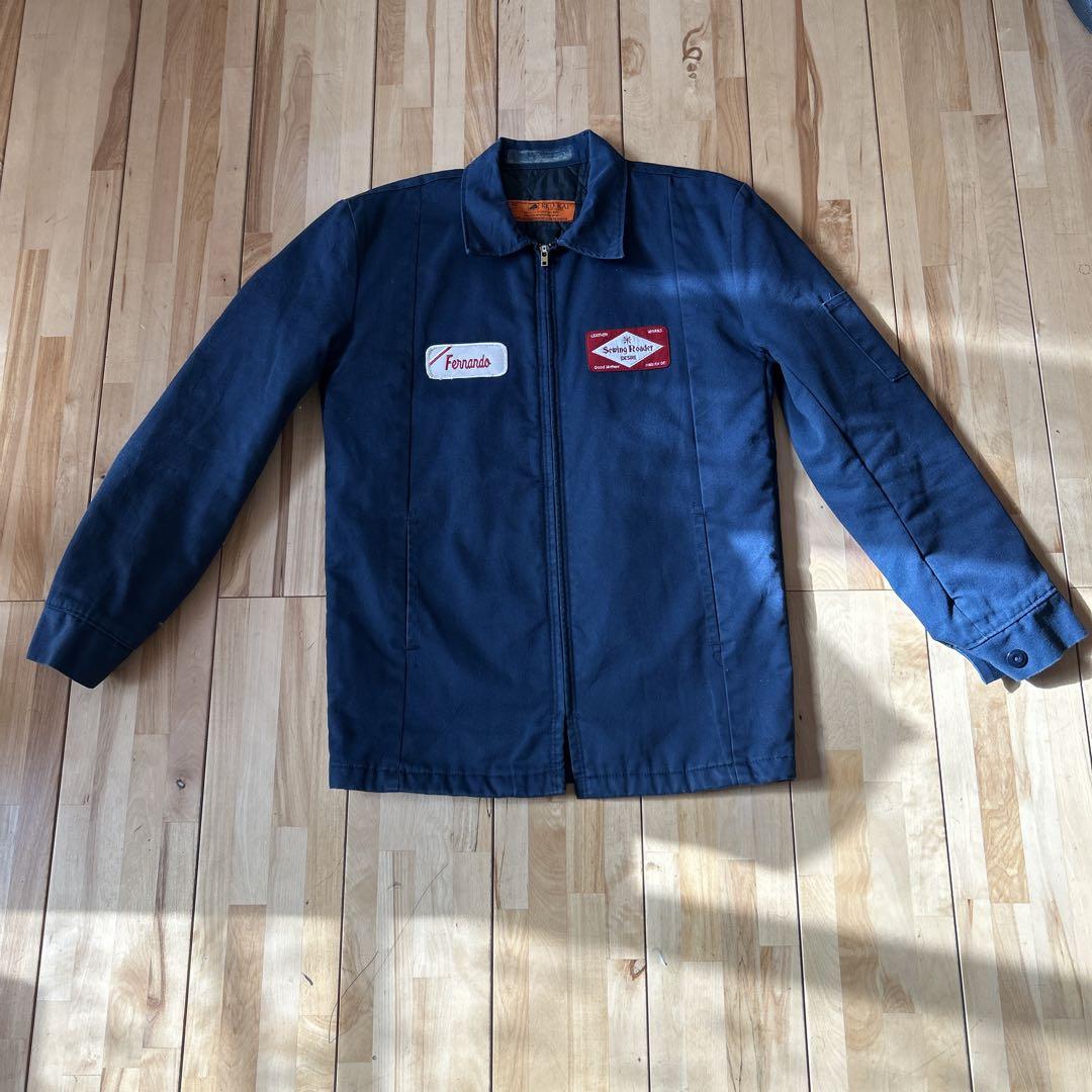 Excellent Condition 70s USA Made REDKAP Red Cap TALON Work Jacket