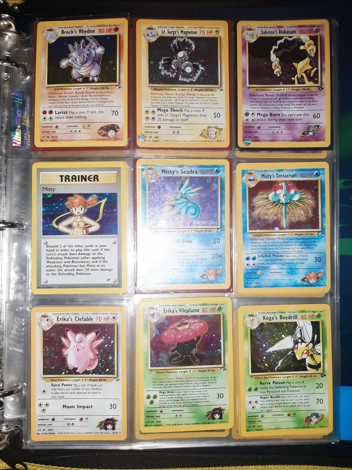 Pokemon cards Lot - Base(1+2), Fossil, Rocket, Leader, Neo, etc.