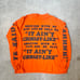 CPFM X Kanye West Jesus is King Puff Print Long Sleeve Shirt XL 28x30