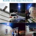 3800W Solar Street Lights Outdoor - Wide Angle Solar Lights Outdoor
