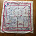 Vintage Alaska State Tablecloth Map Souv