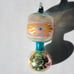 Vintage Glass Multi Indent Jumbo Tiered DAISY DROP Christmas Ornament Germany