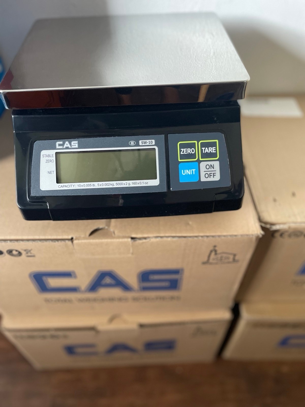 CAS SW-10 Portable Digital Scale, New