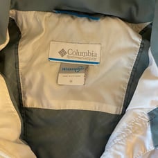 Columbia Omni Shield Jacket Womens Small White Snow Rain Outdoor Zip Up | eBay
