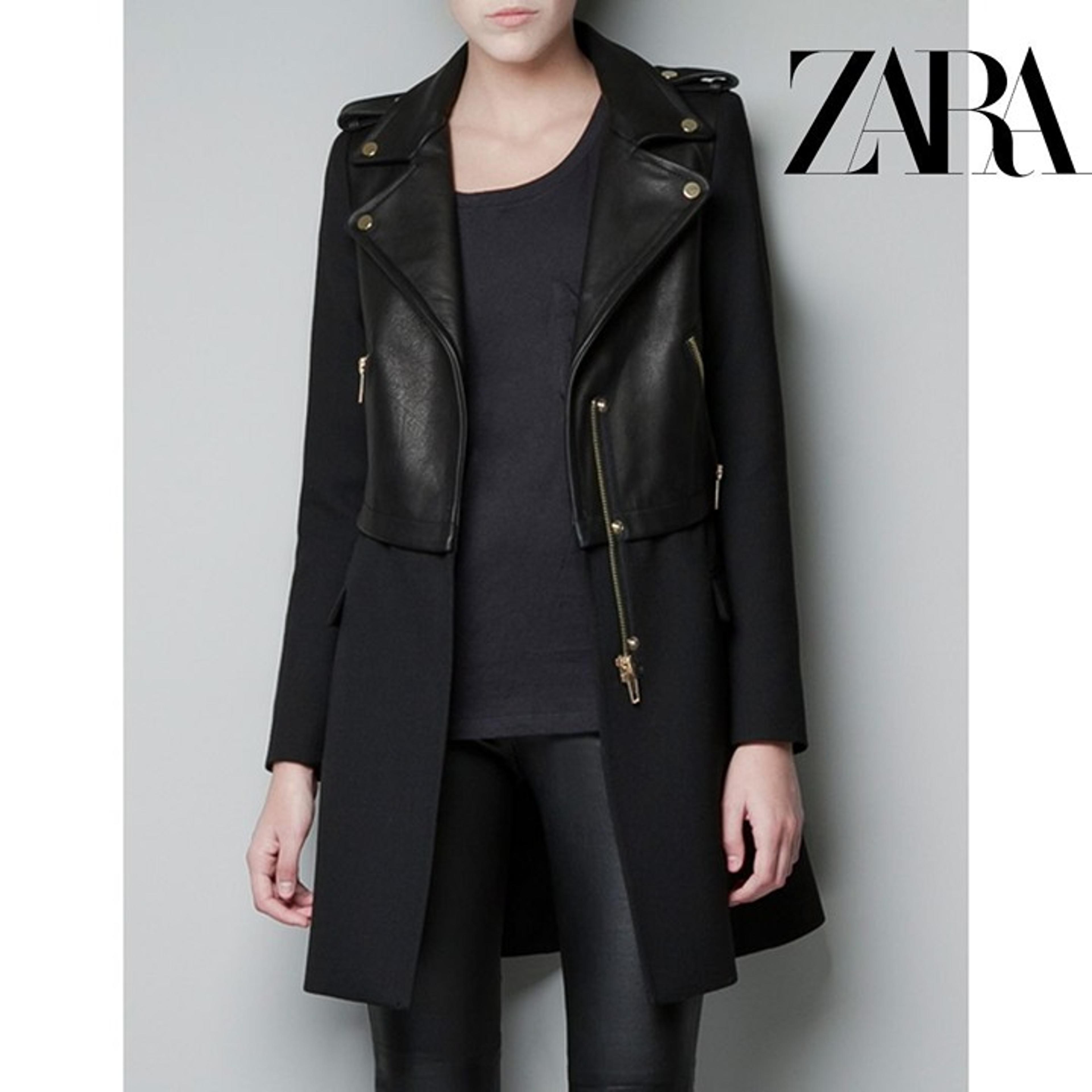 Zara moto coat Clearance