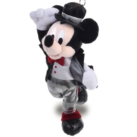 ⭐️New! Tokyo Disney - Happy Birthday Suit Mickey Mouse Keychain Plush