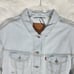 Levis Denim Jacket Womens Adult Large Light Blue Trucker Ex-boyfriend Premium