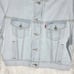 Levis Denim Jacket Womens Adult Large Light Blue Trucker Ex-boyfriend Premium