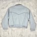 Levis Denim Jacket Womens Adult Large Light Blue Trucker Ex-boyfriend Premium