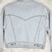 Levis Denim Jacket Womens Adult Large Light Blue Trucker Ex-boyfriend Premium