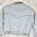 Levis Denim Jacket Womens Adult Large Light Blue Trucker Ex-boyfriend Premium