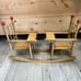 Vintage or Antique Wooden Rocking Twin Doll High Chair