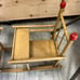 Vintage or Antique Wooden Rocking Twin Doll High Chair