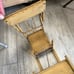 Vintage or Antique Wooden Rocking Twin Doll High Chair