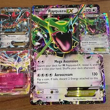 3 POKEMON EX + 1 EX JUMBO PROMO CARD + TIN AND POKÉMON ONLINE CARDS