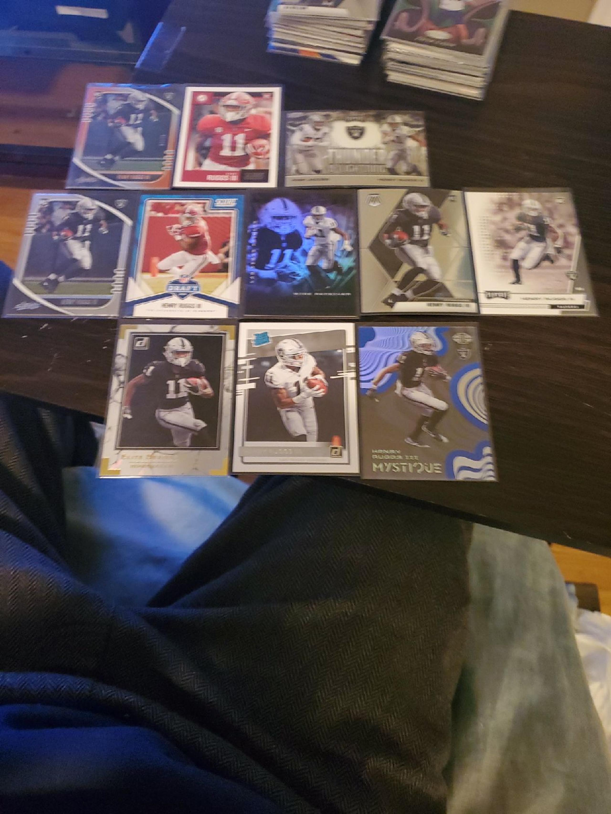 2020 Henry Ruggs rc lot of 11 cards