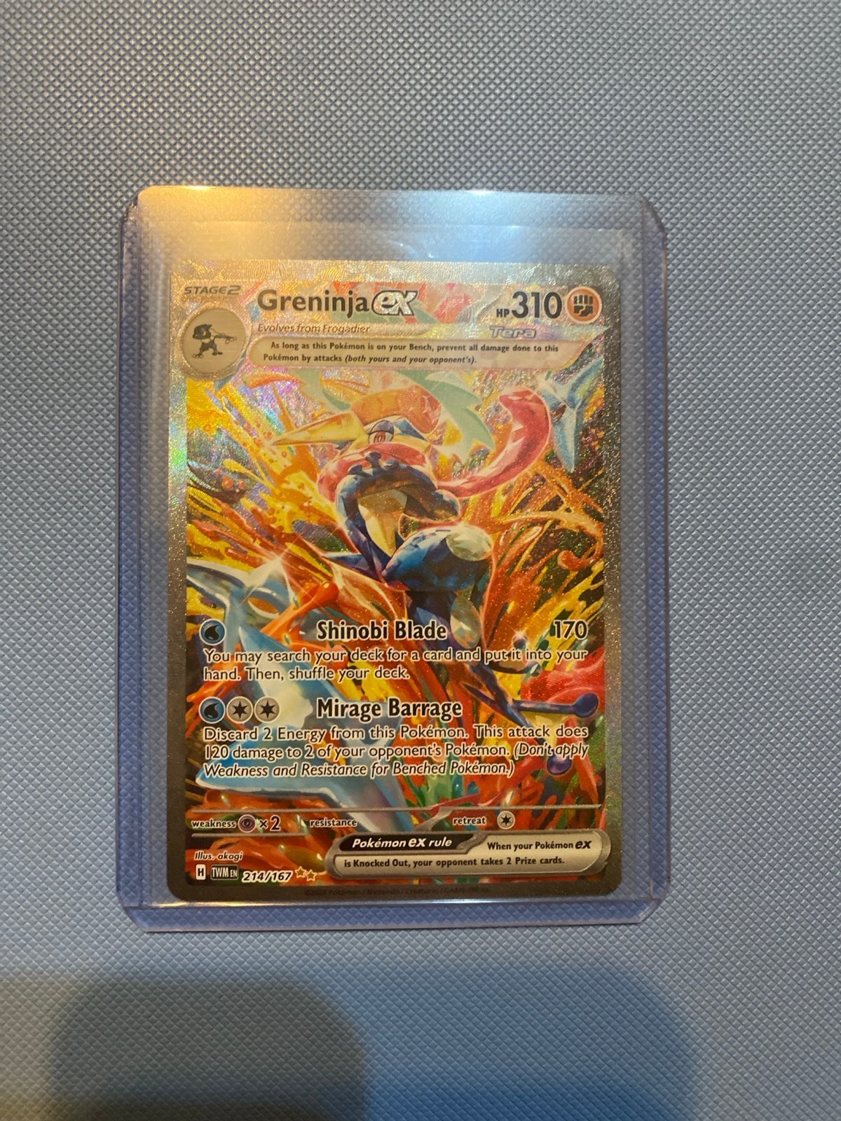 Pokemon Greninja ex 214/167