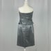 Social Occasions by Mon Cheri Two-Piece Satin Sequin Knee Length Dress NWT Sz10