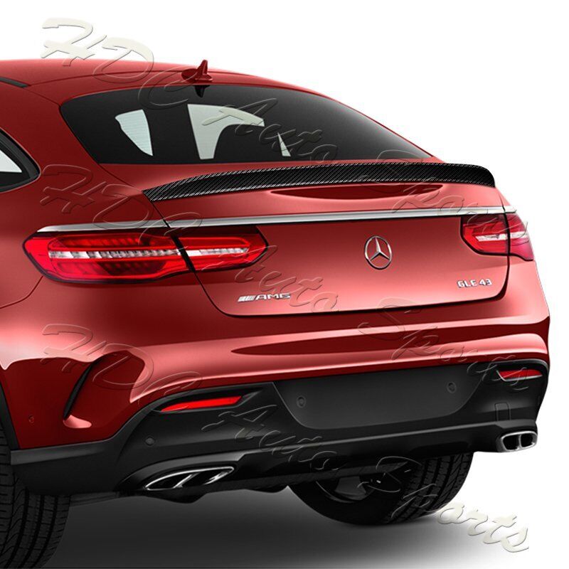 For 2016-2019 Mercedes GLE-Class Coupe C292 Real Carbon Fiber Trunk Spoiler Wing