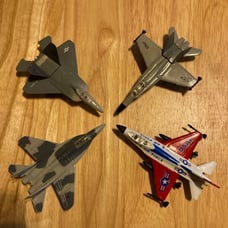 Military Plane Diecast Lot-Lot Of 4