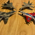 Military Plane Diecast Lot-Lot Of 4