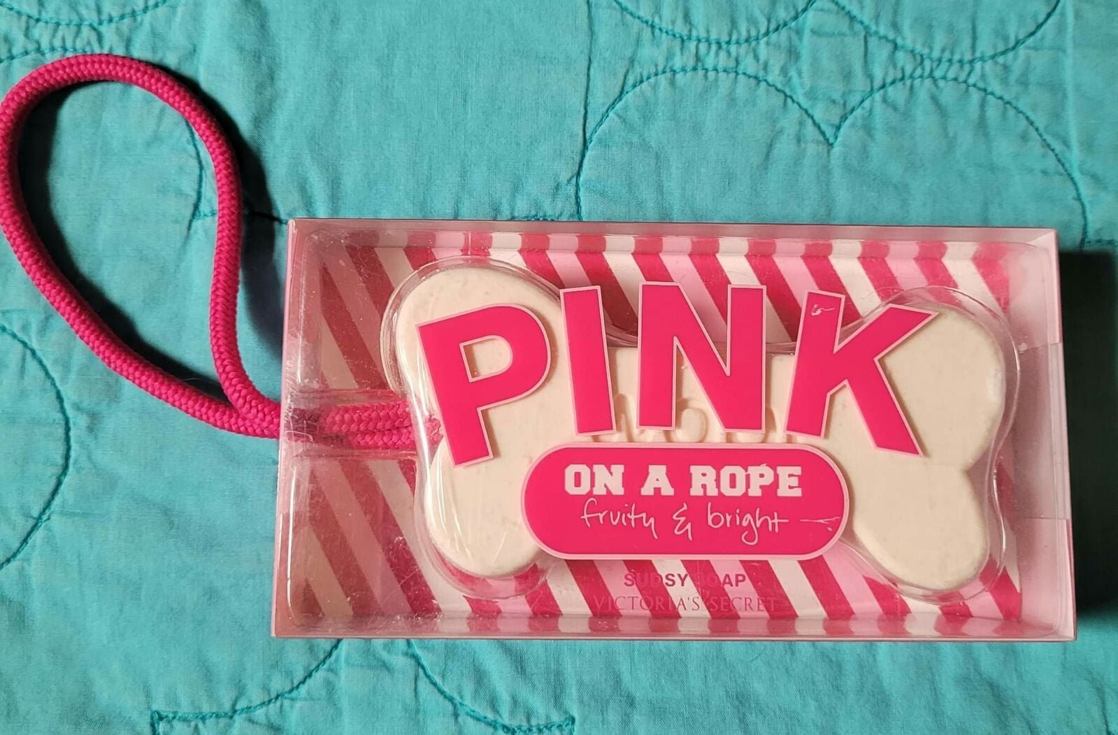 Victoria's Secret PINK Fruity & Bright Bone Soap On A Rope