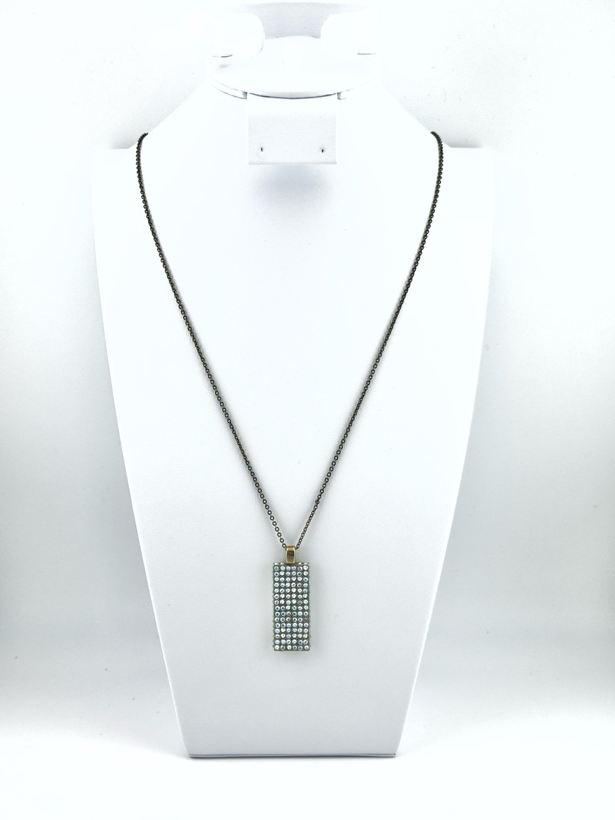 Myra Pendant Antique Touchstone Crystal by Swarovski