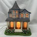 Cracker Barrel Light Up Christmas Victorian House Accent Lighted Building Rare