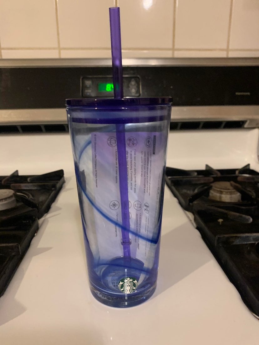 Starbucks glass tumbler