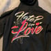 Men's size large emotions jogger and hoodie set black