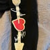 Men's size large emotions jogger and hoodie set black