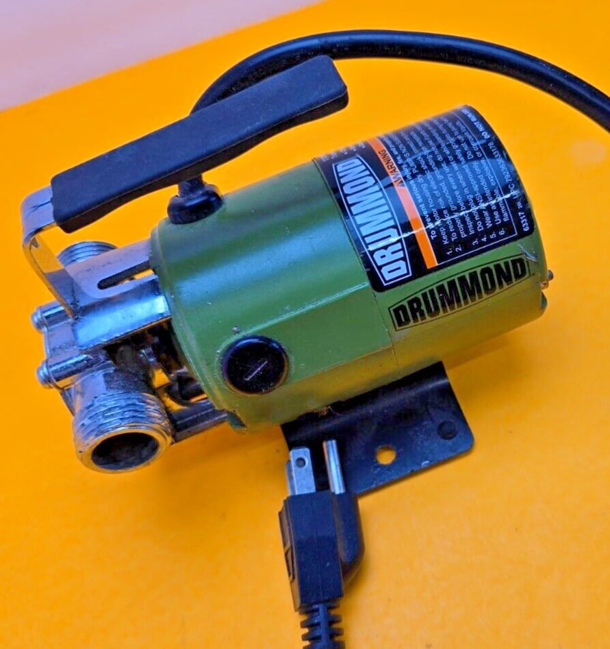 【新発売】 Water 320 e Non-Submersibl HP 1/10 Drummond Pump Transfer ユッカ