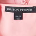 Boston Proper Size Medium Kace Insert Sleeve Button Down Shirt Pink