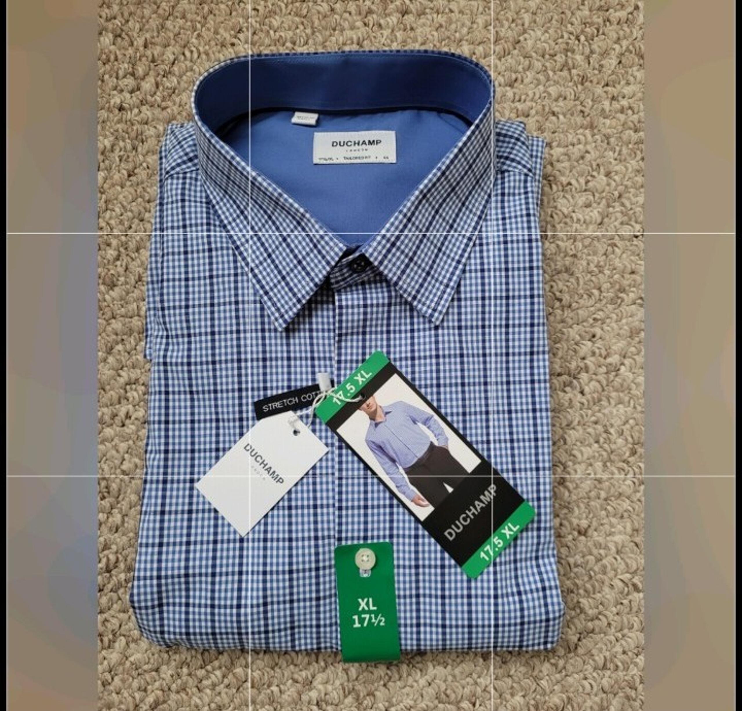 Dress Shirt stretchy cotton. Retail price $128. - Duchamp