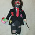 Vintage Don Homer the Clown Burda Doll 15 Tall 0353