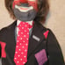 Vintage Don Homer the Clown Burda Doll 15 Tall 0353