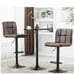 2 Pieces Adjustable Height