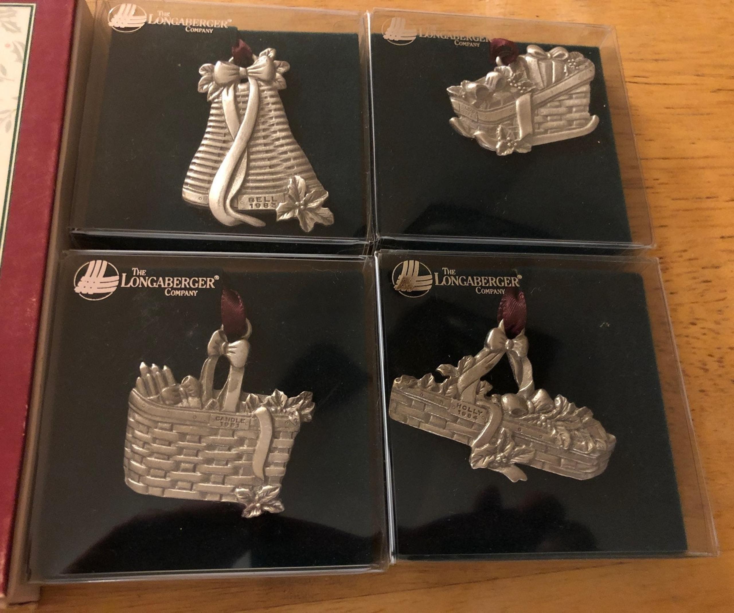 '94 Longaberger Christmas ornaments
