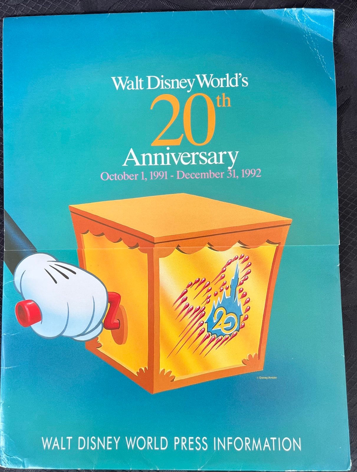 Walt Disney 20th Anniversary Press Release