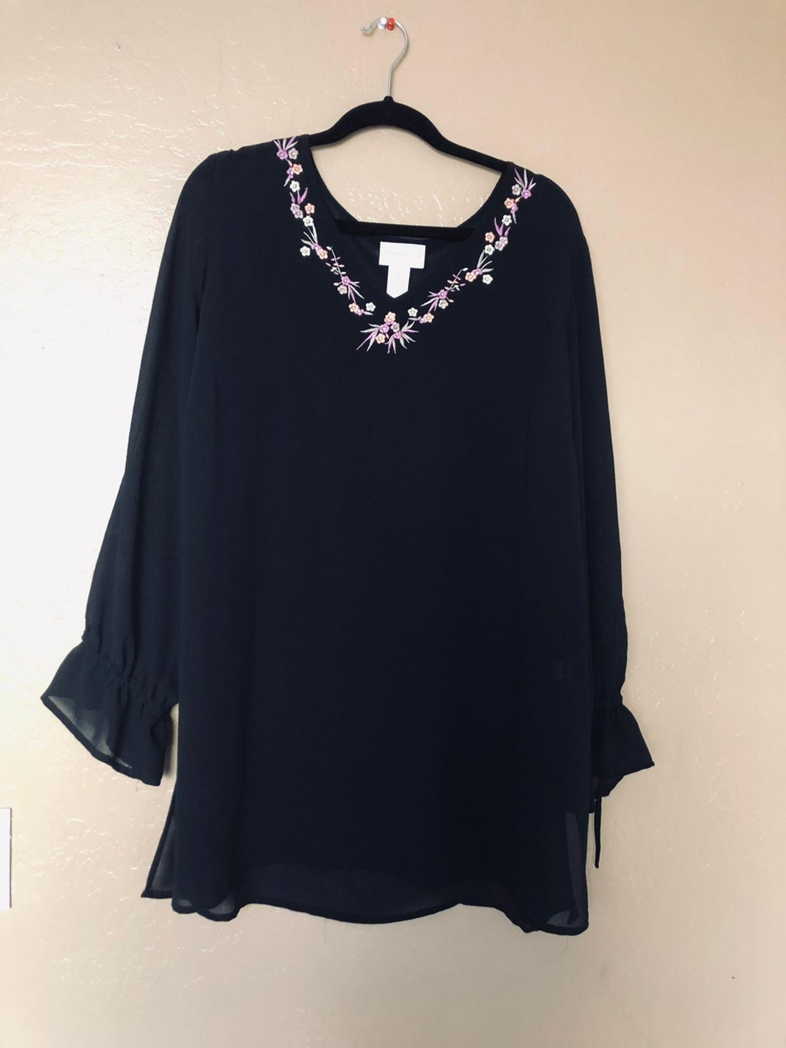 Worthington top long sleeve | Color black 1X