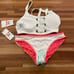 Michael Michael Kors bikini swimsuit set red/white, small