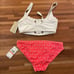 Michael Michael Kors bikini swimsuit set red/white, small