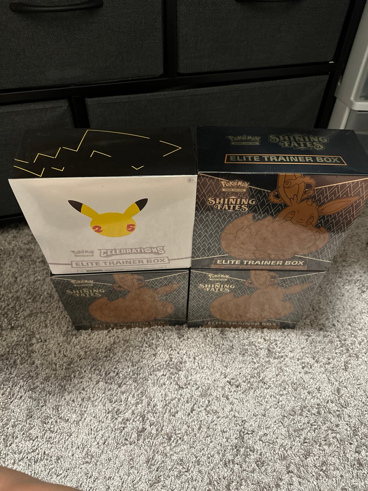 Pokemon Shining Fates ETBs W/ 25th Anniversary ETB