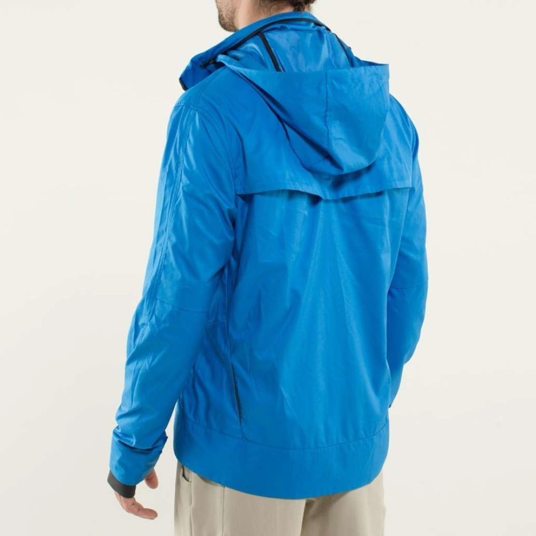 Lululemon Relay Jacket Houndstooth Twill Cornflower Size: XL
