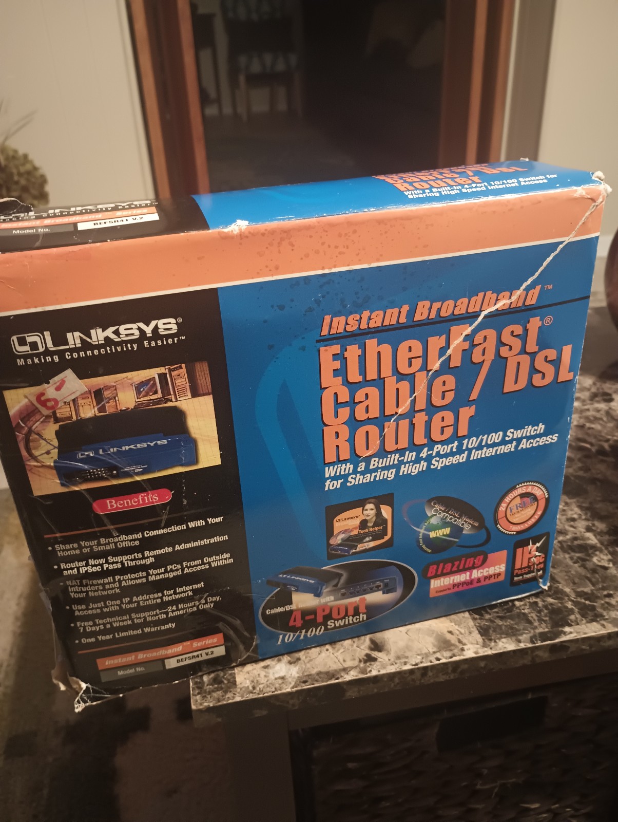 Linksys BEFSR41 Cable DSL Router with 4 Port Switch