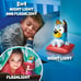 Bluey 2 in 1 Bedtime Night Light and Handy Flashlight - with Auto-Off Timer Ludo