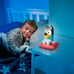 Bluey 2 in 1 Bedtime Night Light and Handy Flashlight - with Auto-Off Timer Ludo