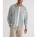 Marine Layer Lightweight Plaid Corduroy Shirt - Blue Green Plaid XL