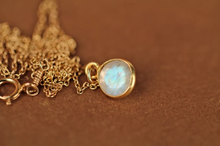 Initial Birthstone Personalised Necklace